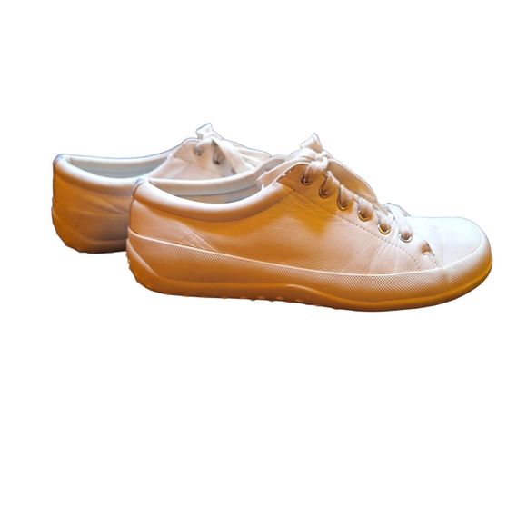 Aerosoles Women Size 8B White Fashion Sneakers Leather Sneak Out - Picture 4 of 11